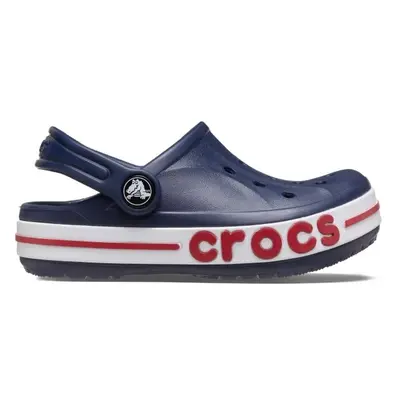 Crocs BAYABAND CLOG T Dětské pantofle, tmavě modrá