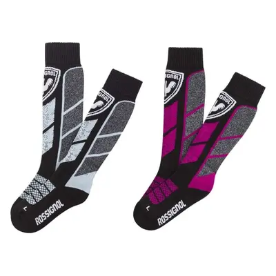 Rossignol JR THERMOTECH 2P X3 Dětské lyžařské ponožky, černá, velikost