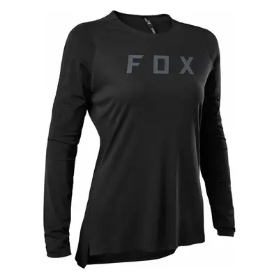 Fox FLEXAIR PRO LS JERSEY W Dámský dres na kolo, černá, velikost