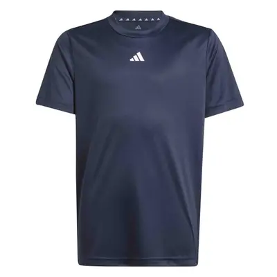 adidas JERSEY ESSENTIALS LOGO KIDS Dětské tréninkové triko, tmavě modrá, velikost