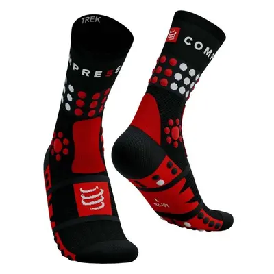 Compressport TREKKING SOCKS Ochranné trekkingové ponožky, černá, velikost