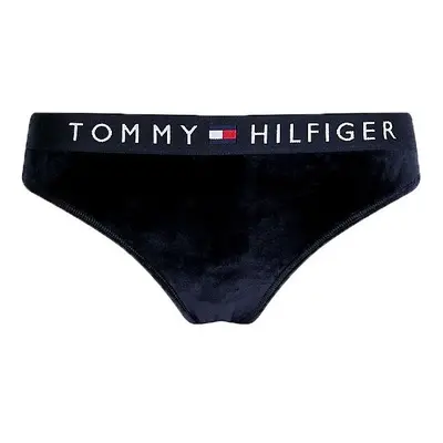 Tommy Hilfiger VEL-BIKINI VELOUR Dámské kalhotky, černá, velikost