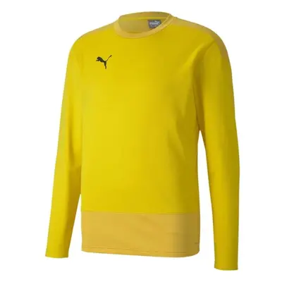 Puma TEAMGOAL TRAINING SWEAT Pánská sportovní mikina, žlutá, velikost