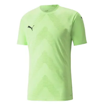 Puma TEAMGLORY JERSEY TEE Pánské fotbalové triko, světle zelená, velikost