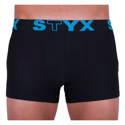 Styx MEN'S BOXERS SPORTS RUBBER Pánské boxerky, černá, velikost