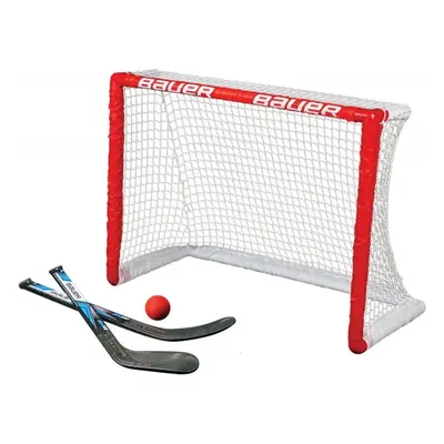 Bauer KNEE HOCKEY GOAL SET Plastová branka s hokejkami, červená, velikost