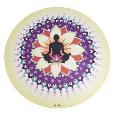 SHARP SHAPE ROUND YOGA MAT MEDITATION Jogamatka, fialová, velikost