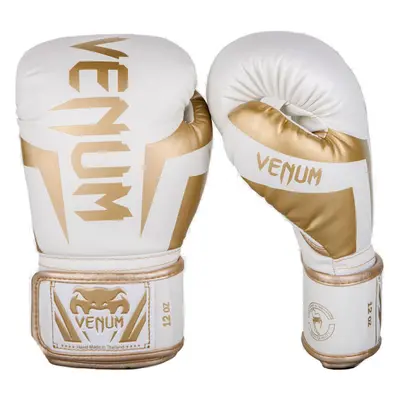 Venum ELITE BOXING GLOVES Boxerské rukavice, béžová, velikost