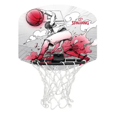 Spalding SKETCH MICRO MINI BACKBOARD SET Basketbalový minikoš, červená, velikost