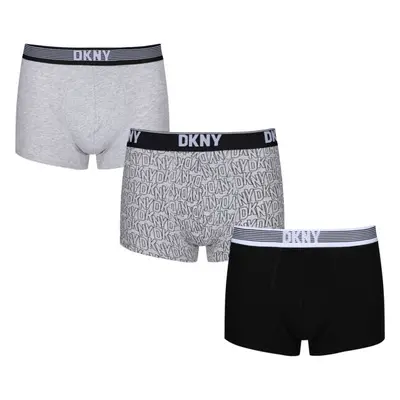 DKNY GENEVA Pánské boxerky, šedá, velikost