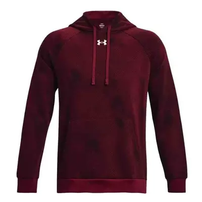 Under Armour RIVAL Pánská mikina, vínová, velikost