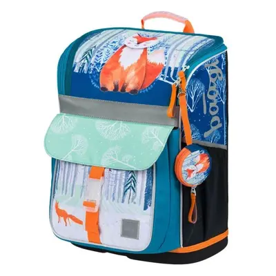 BAAGL ZIPPY BACKPACK LIŠKA Školní aktovka, modrá, velikost