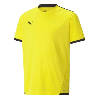 Puma TEAM LIGA JERSEY TEE Juniorské fotbalové triko, žlutá, velikost