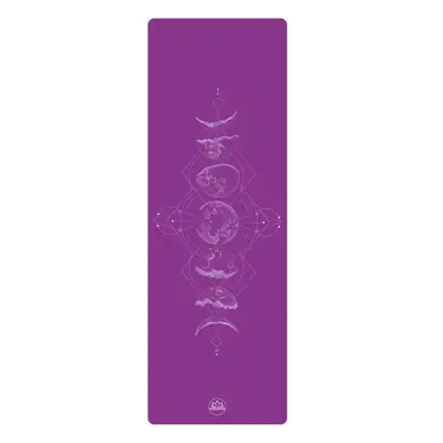 YOGGYS LARGE TOWEL YOGA MOON PHASE Ručník na jógu, fialová, velikost