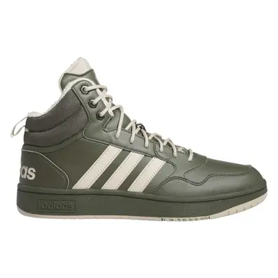 adidas HOOPS 3.0 MID WTR Pánské tenisky, tmavě zelená