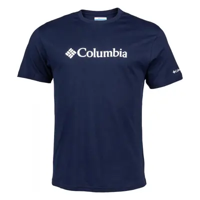 Columbia CSC BASIC LOGO TEE Pánské triko, tmavě modrá, velikost