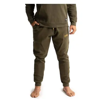 ADVENTER & FISHING COTTON PANTS Pánské bavlněné tepláky, khaki, velikost