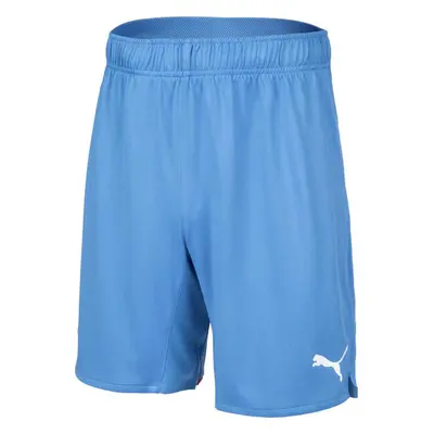 Puma SKS AWAY SHORTS PROMO Pánské fotbalové kraťasy, světle modrá, velikost