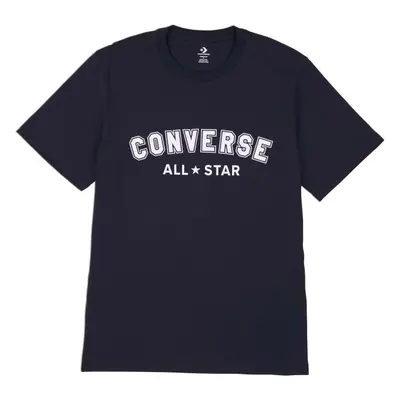 Converse CLASSIC FIT ALL STAR SINGLE SCREEN PRINT TEE Unisexové tričko, černá, velikost