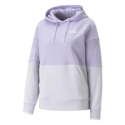 Puma POWER COLOR BLOCK HOODIE Dámská mikina, fialová, velikost