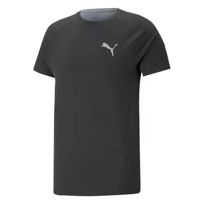 Puma EVOSTRIPE TEE Pánské sportovní triko, černá, velikost