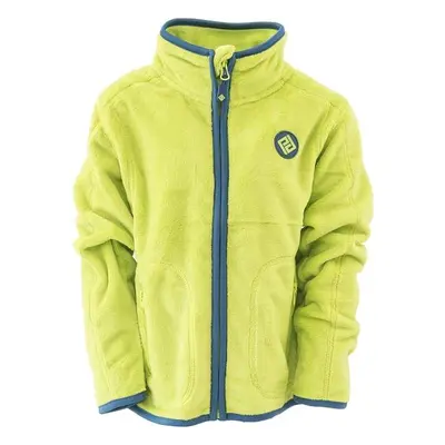 Pidilidi FULL ZIP TOP Chlapecká mikina, reflexní neon, velikost