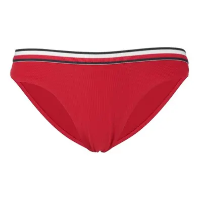 Tommy Hilfiger CHEEKY HIGH LEG BIKINI Dámský spodní díl plavek, červená, velikost