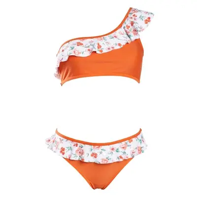 Axis SWIMSUIT Dívčí dvoudílné plavky, oranžová, velikost