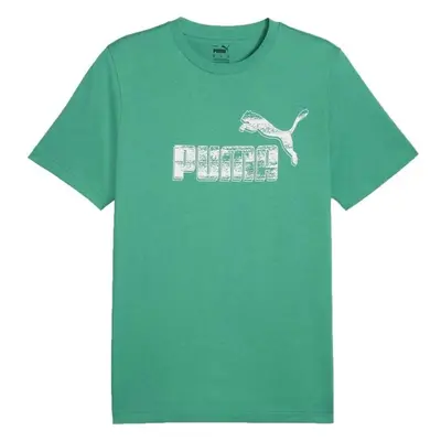 Puma GRAPHIC NO.1 LOGO TEE Pánské triko, zelená, velikost