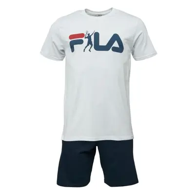 Fila JERSEY SHORTS PYJAMAS SS Pánské pyžamo, tmavě modrá, velikost