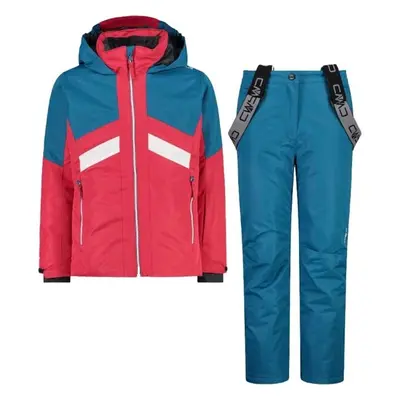 CMP KID G SET JACKET AND PANT Dívčí lyžařský komplet, modrá, velikost