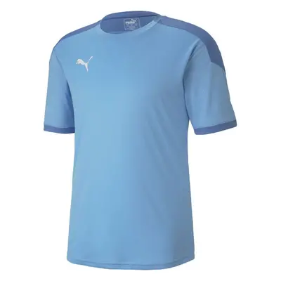 Puma TEAM FINAL TRAINING JERSEY TEE Pánské triko, světle modrá, velikost