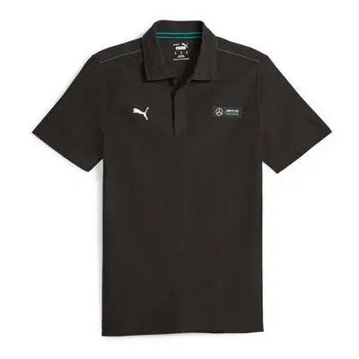 Puma MERCEDES-AMG PETRONAS F1 POLO SHIRT Pánské polo triko, černá, velikost