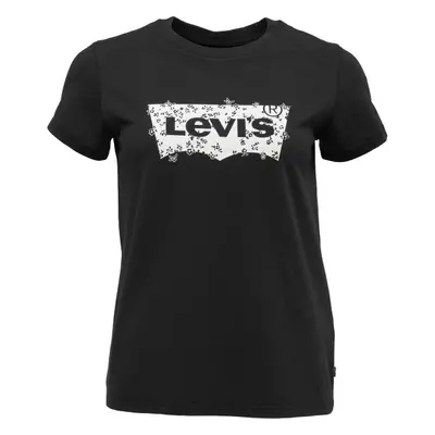 Levi's® THE PERFECT TEE Dámské tričko, černá, velikost