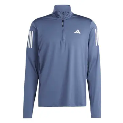 adidas OWN THE RUN HALF-ZIP Pánská běžecká bunda, modrá, velikost