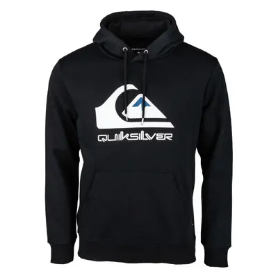 Quiksilver BIG LOGO HOOD Pánská mikina, černá, velikost