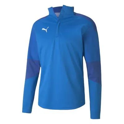 Puma FINAL TRAINING RAIN HOODIE Pánská mikina, modrá, velikost