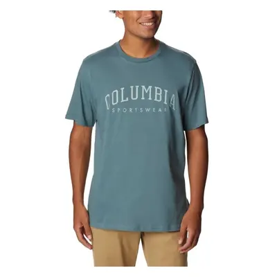 Columbia ROCKAWAY RIVER GRAPHIC SS TEE Pánské triko, zelená, velikost