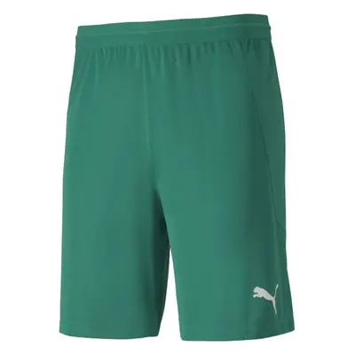 Puma TEAM FINAL KNIT SHORTS Pánské kraťasy, zelená, velikost