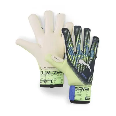 Puma ULTRA GRIP HYBRID Pánské brankářské rukavice, světle zelená, velikost