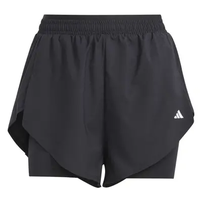 adidas DESIGNED FOR TRAINING 2-IN-1 SHORTS Dámské fitness kraťasy, černá, velikost