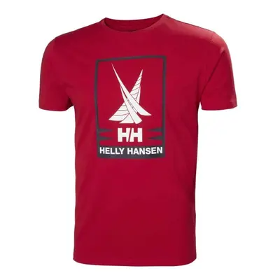 Helly Hansen SHORELINE 2.0 Pánské triko, červená, velikost