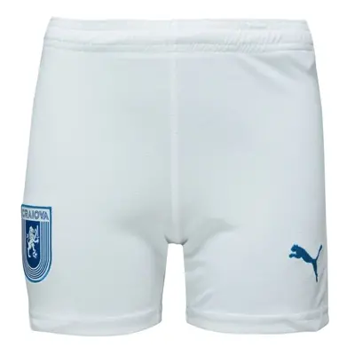 Puma UCV SHORTS JR Dětské fotbalové šortky, bílá, velikost