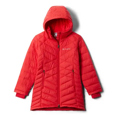 Columbia G HEAVENLY LONG JACKET Dívčí bunda, červená, velikost