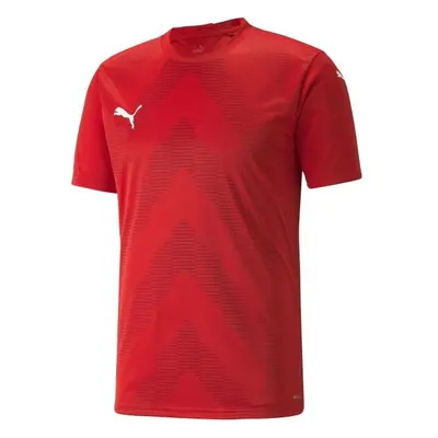 Puma TEAMGLORY JERSEY TEE Pánské fotbalové triko, červená, velikost