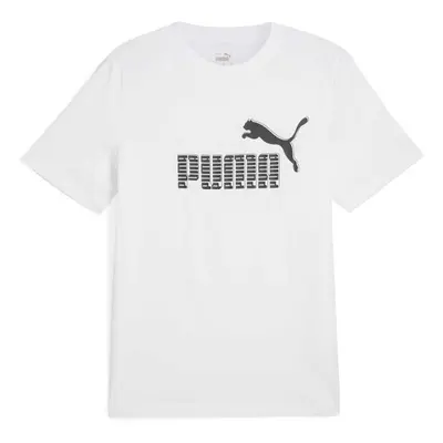 Puma GRAPHICS NO LOGO TEE Pánské triko, bílá, velikost