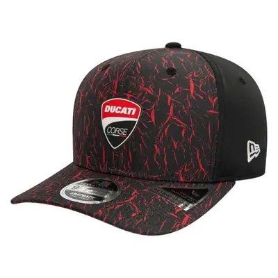 New Era DUCATI MOTOR CRINKLE AOP 9FIFTY Kšiltovka, černá, velikost