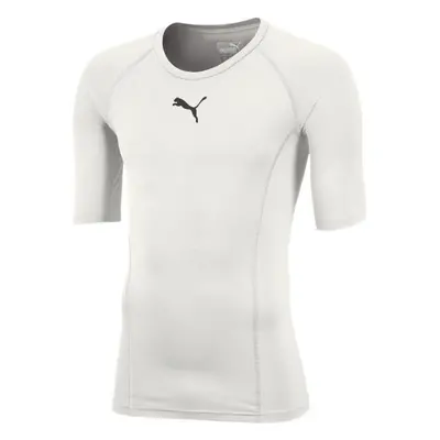 Puma LIGA BASELAYER TEE Chlapecké funkční triko, bílá, velikost