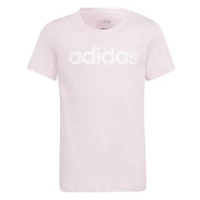 adidas LINEAR TEE Dívčí tričko, růžová, velikost