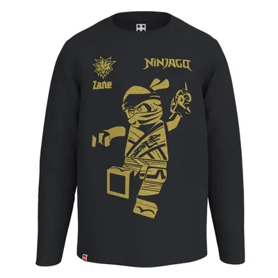 LEGO® kidswear T-SHIRT L/S Chlapecké tričko s dlouhým rukávem, černá, velikost